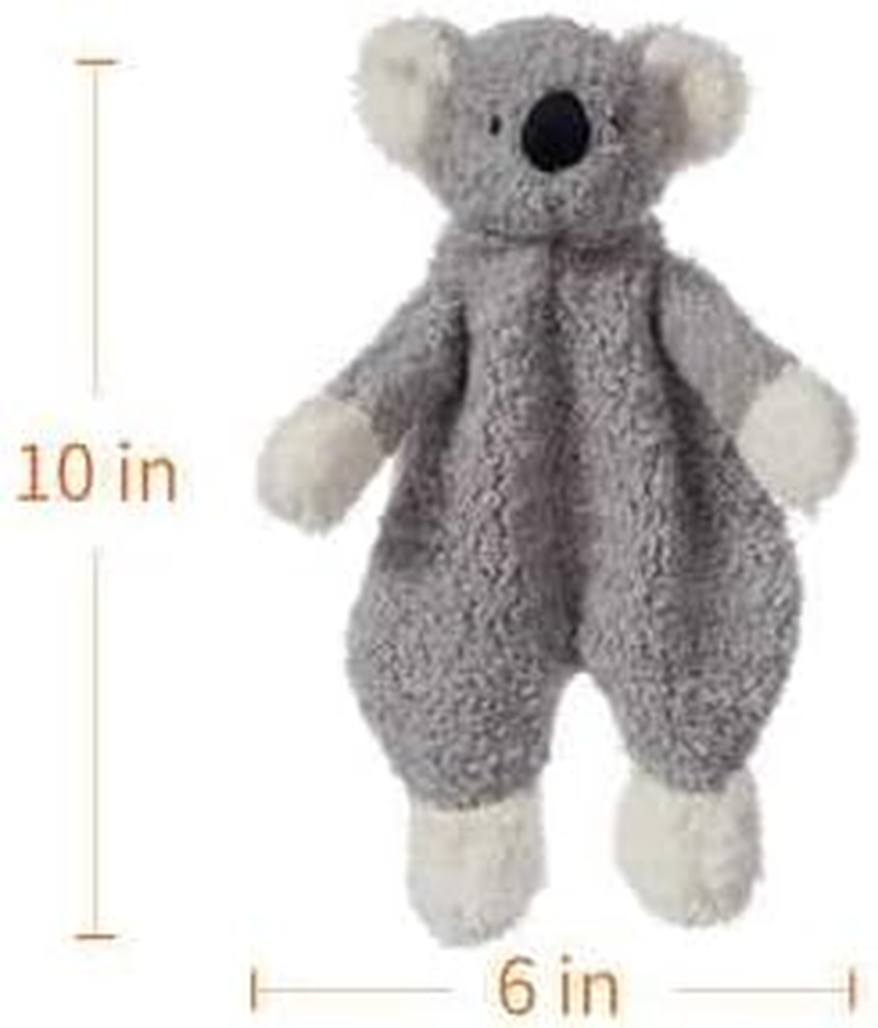 Apricot Lamb Snuggler Plush Infant Stuffed Animals Hug Koala Security Blanket Plush Baby Lovey (Hug Koala, 10Inches) image number 2