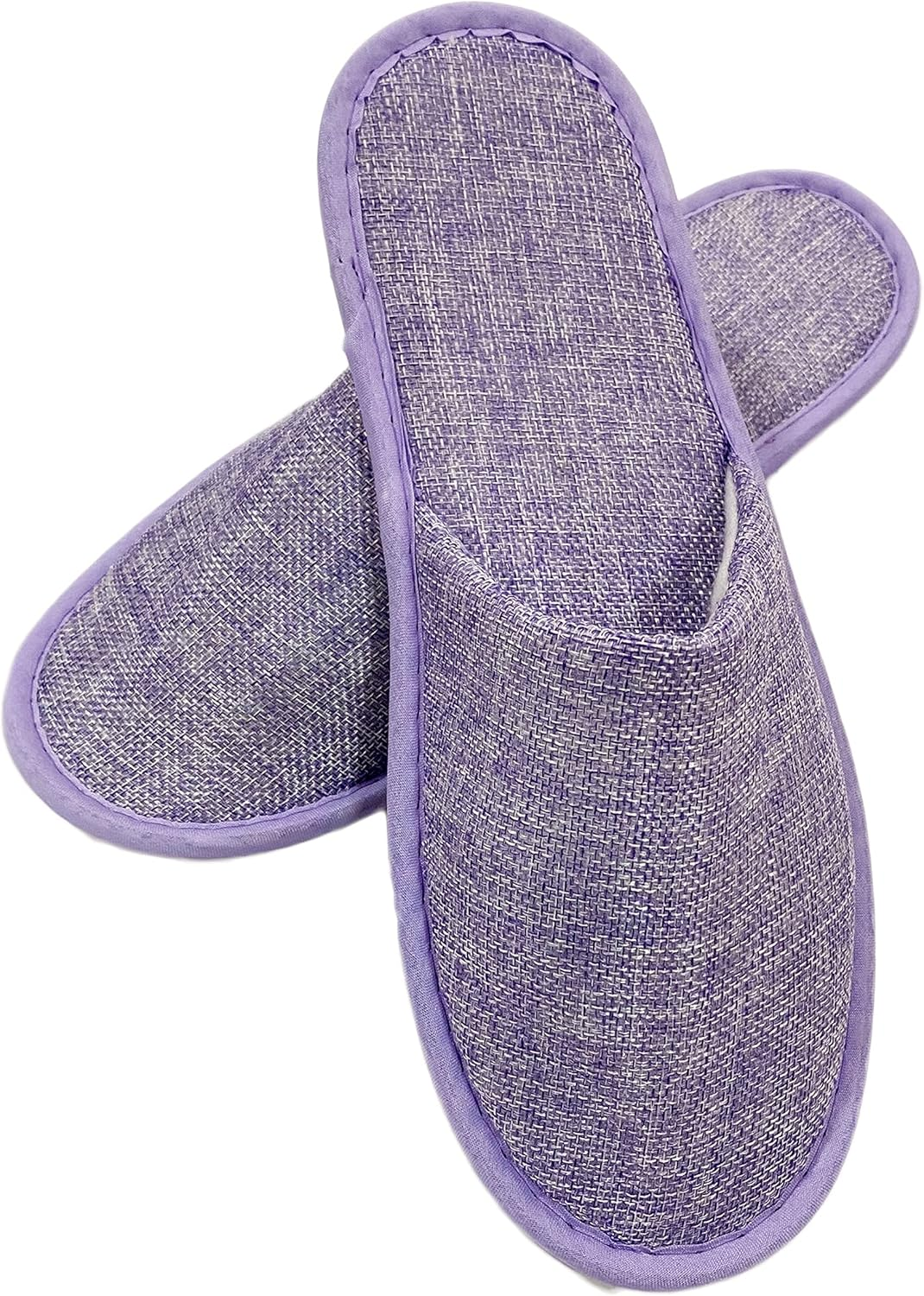 Hotel Guest Slippers Closed Toe Terry Towel Material 4 Pairs Unisex Spa Home Travel 29Cm/11" image number 4