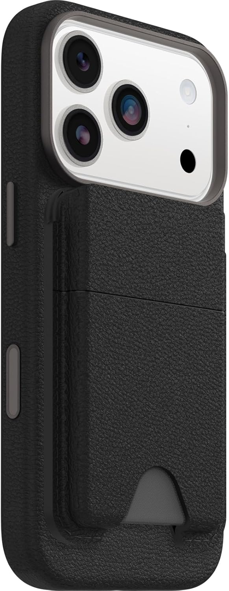 Otterbox Symmetry Cactus Leather Wallet for Magsafe, Soft-Touch Wallet with 2-3 Slots for Cards, Strong Magnetic Alignment and Attachment with Magsafe, Compatbile with Iphone, Black