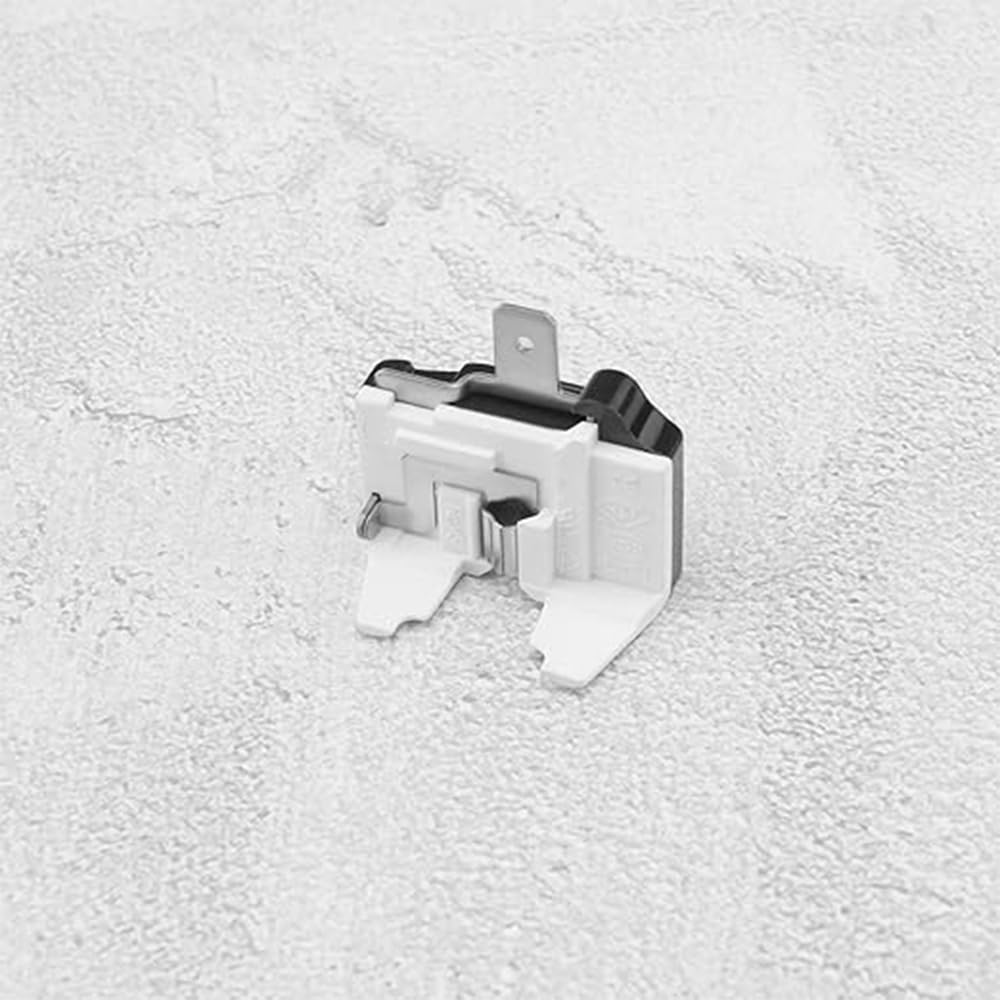 QP-02-4.7 PTC Refrigerator Start Relay,1 Pin Refrigerator Starter Relay and 1Pcs Refrigerator Overload Protector 1/2HP, Mini Refrigerator Parts Compatible with LG Refrigerator Compressor image number 1