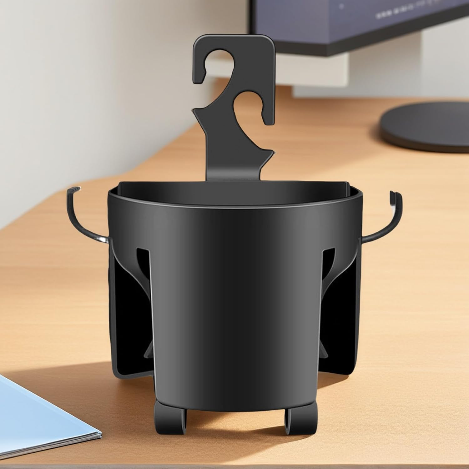 Evnbhgyu Backseat Cup Holder for Car - Car Seat Hooks for Headrest - Multifunctional Organizer Accessories for Interior Beverage Bottle Cell Phones Keys Storage Travel image number 6