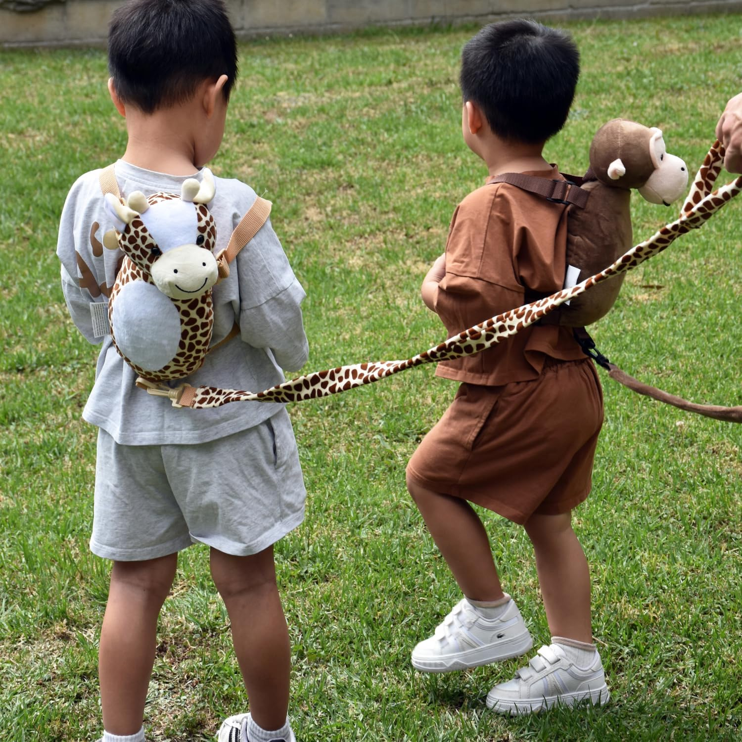 Playette 2-In-1 Child Toddler Harness Buddy - Toddler Leash and Backpack - Monkey