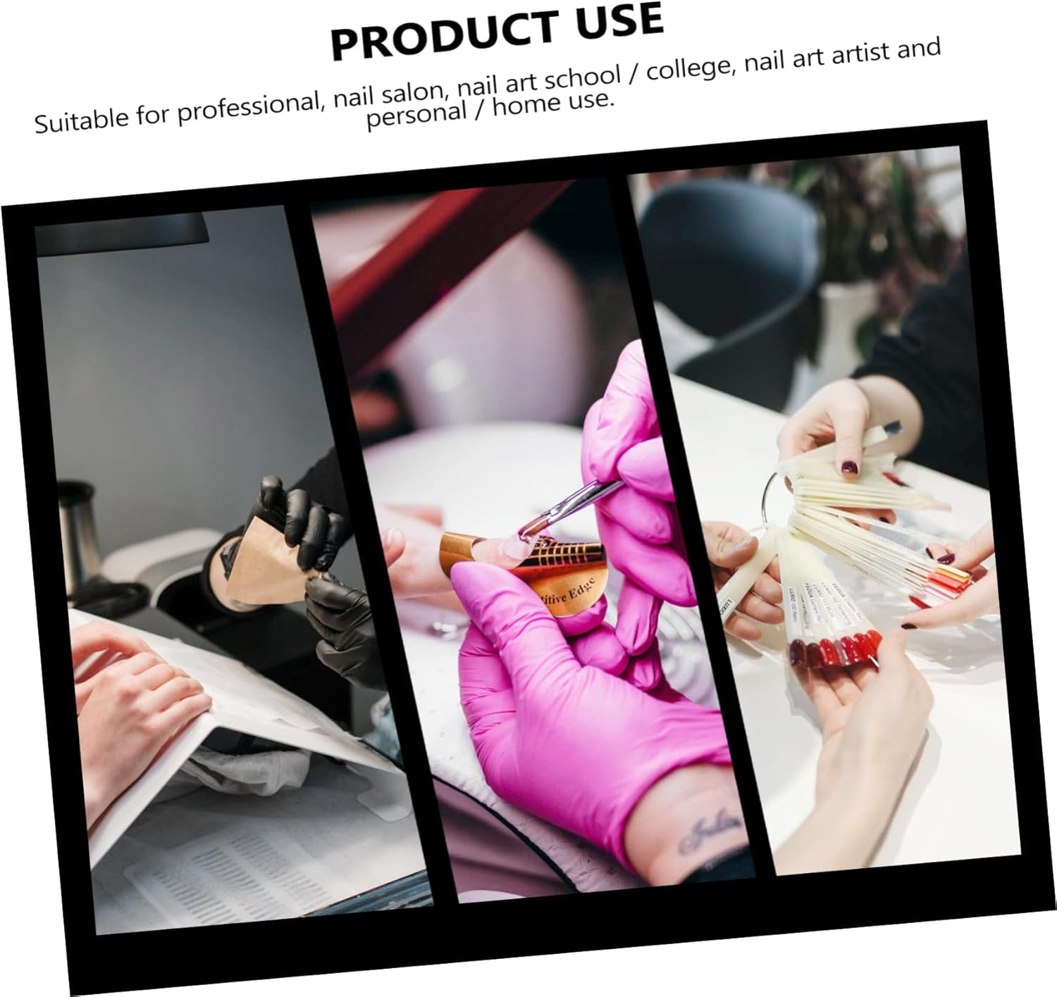 Garneck 2Pcs Manicure Glass Cups Liquid Tint Bowls Nail Styling Tools for Home and Salon Use Sturdy Crystal Design without Cover image number 2