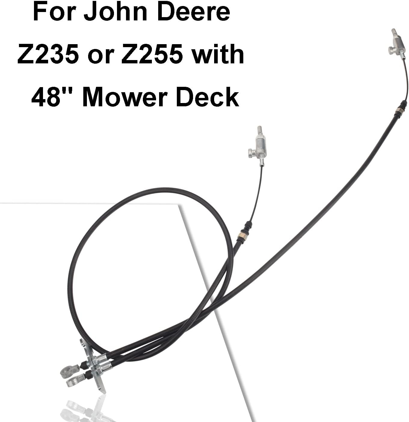 GY22289 Mower Deck Lift Cable Compatible with John Deere Z235 Z255 Eztrak Series Lawn Mowers, Replace GY22157 AM145470 AM142881 image number 6