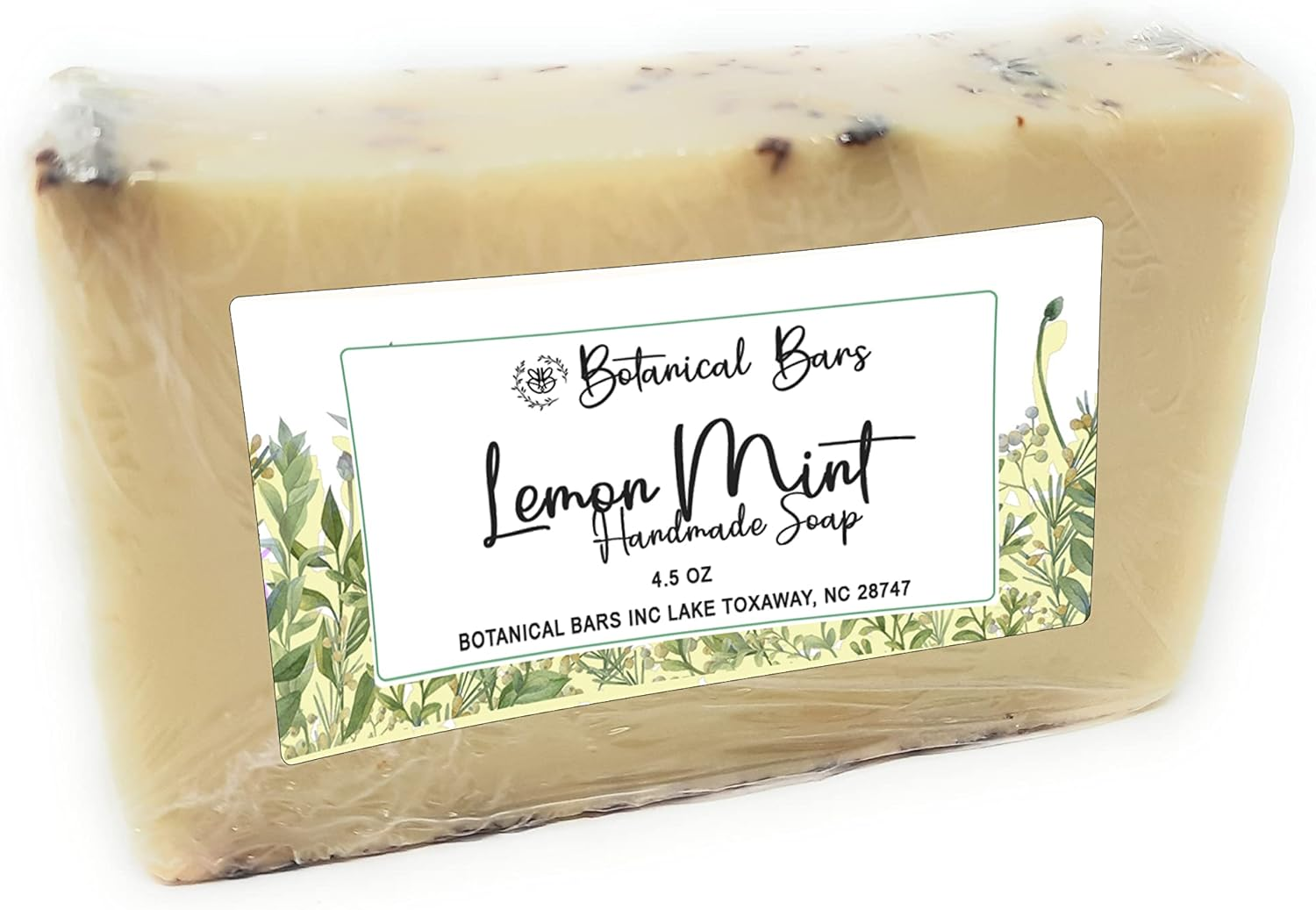 Handmade Lemon Mint Soap Bar - Lemon Mint Soap image number 1