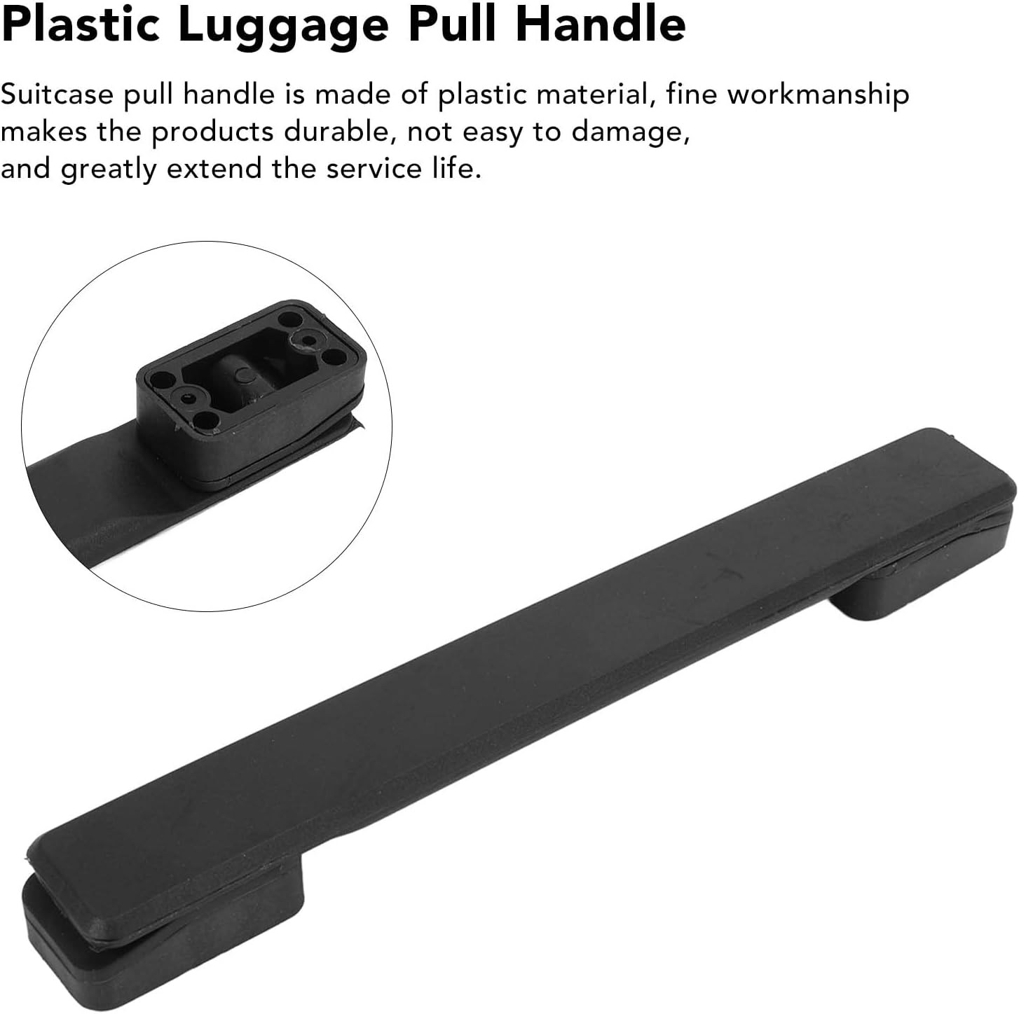 QANYEGN Plastic Luggage Pull Handle, 20Cm Length Suitcase Handle Replacement, Suitcase Handle for Boxes and Cases image number 3