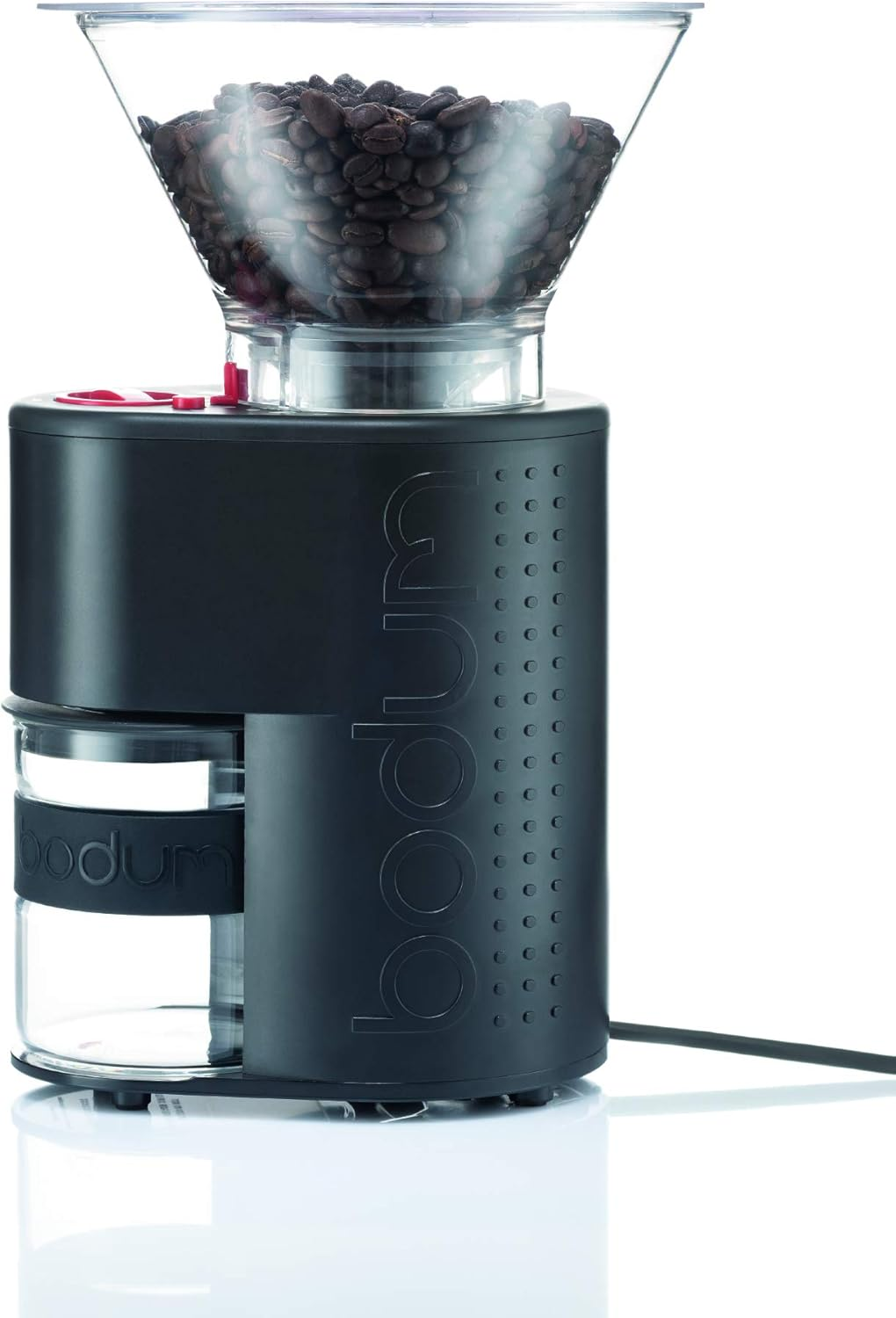 Bodum 10903-01EURO-3 Bistro Coffee Grinder, Stainless Steel, Black image number 6