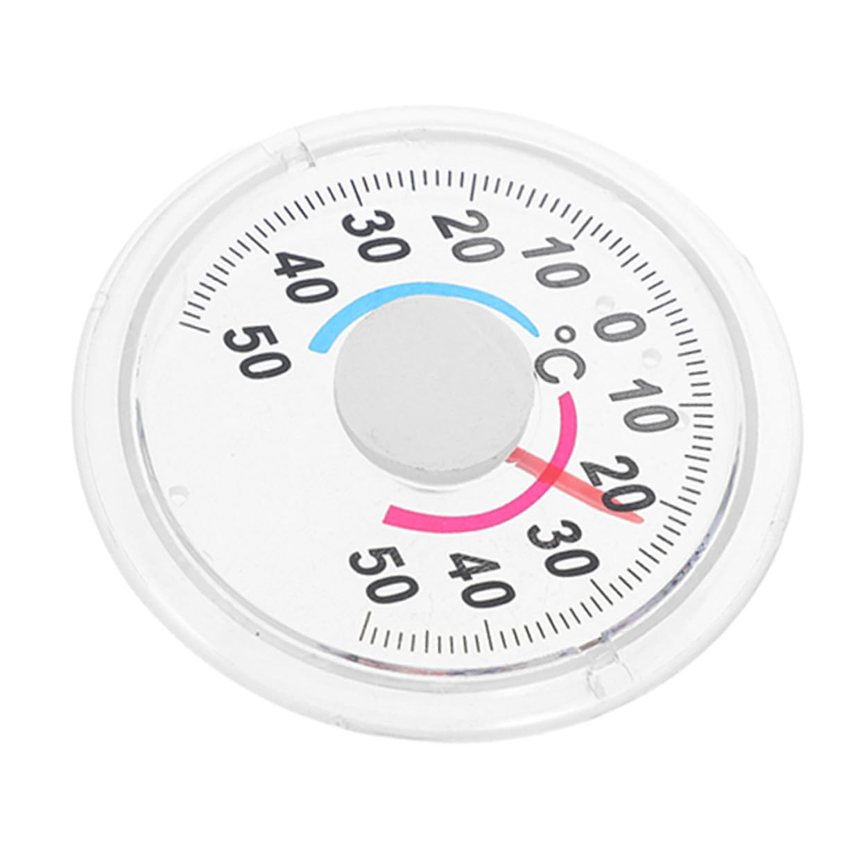 Ibasenice Portable Indoor Temperature Gauge Tool for Doors and Windows Plastic round Analog Thermometer with Easy-Read Pointer Design Reliable Thermometer for Accurate Indoor Climate