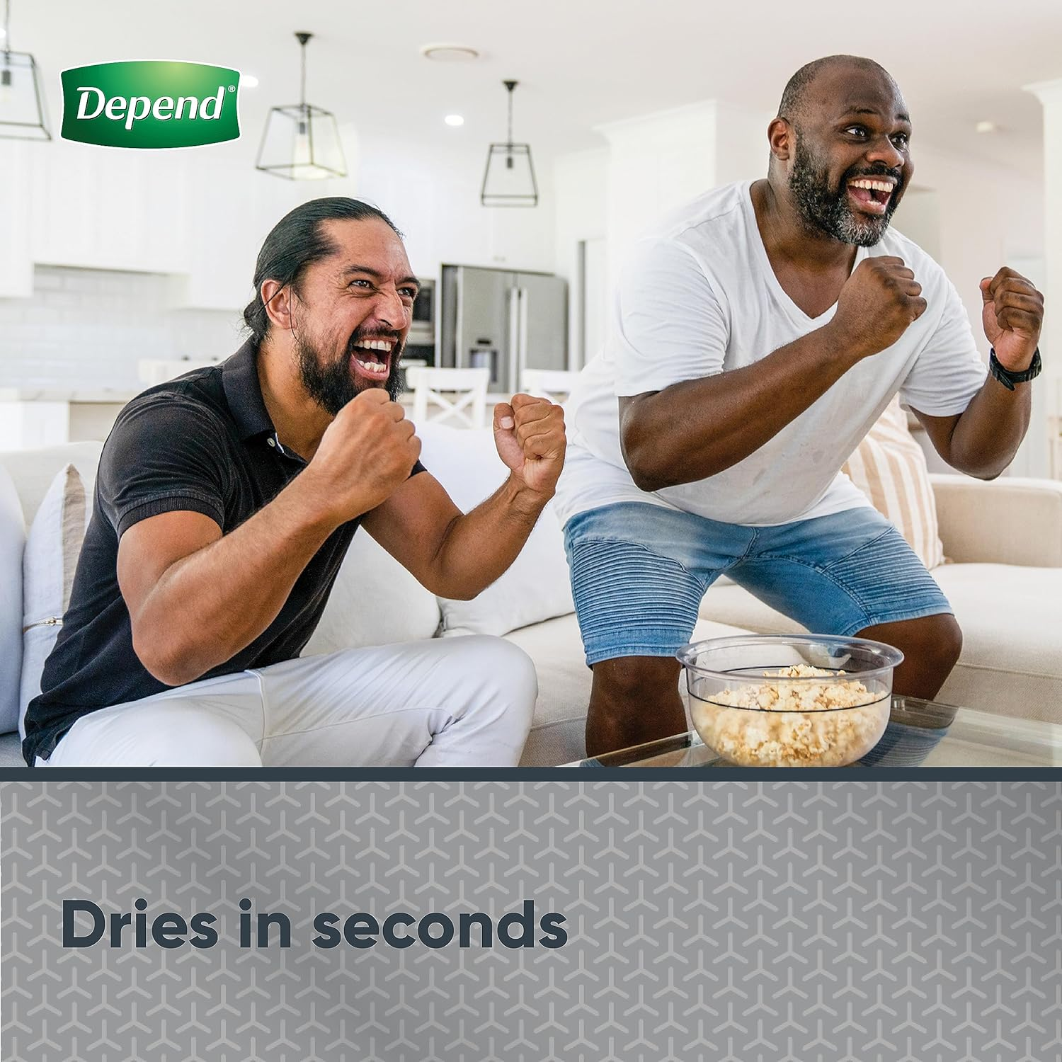 Depend Men Washable Incontinence Underwear Medium image number 1