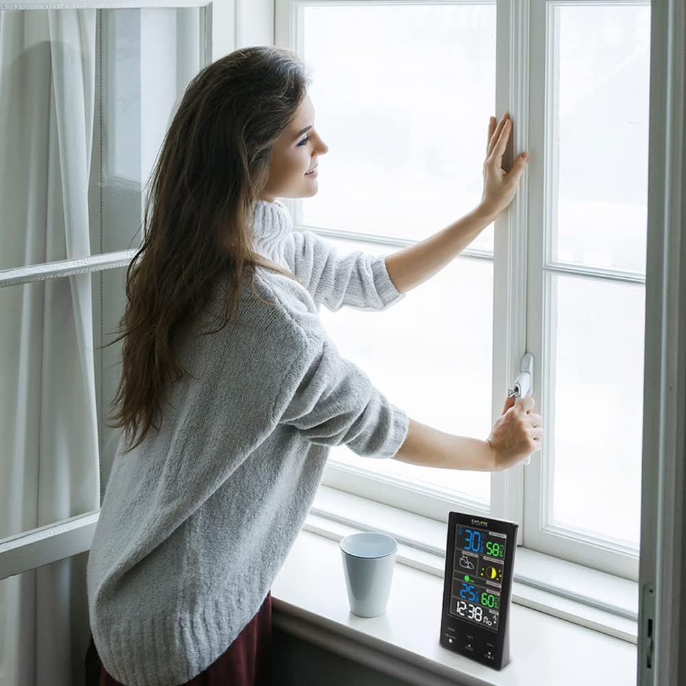 Bresser Touch Key Advanced Weather Station, Black