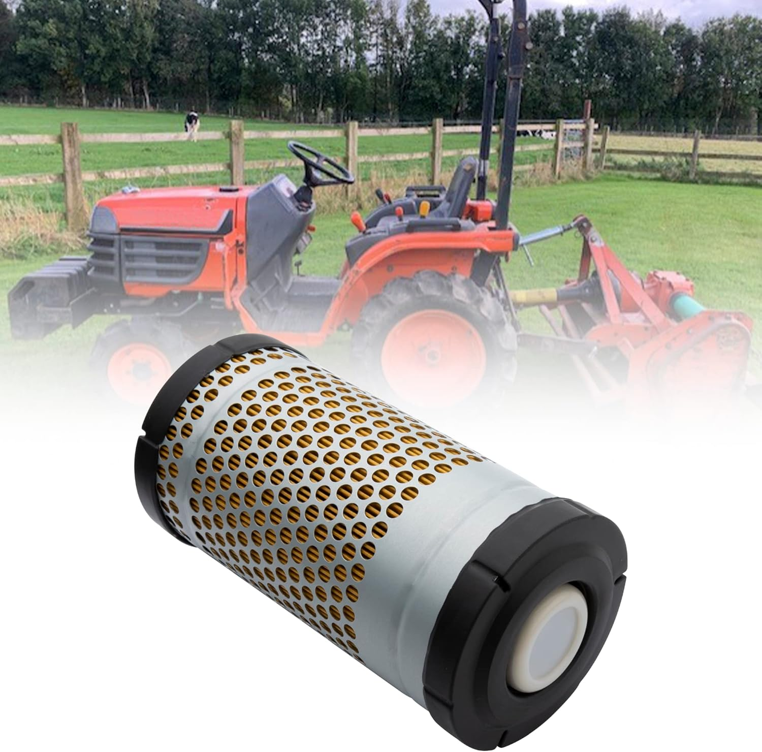 6C060-99410 Air Filter Fit for Kubota B1410 B1610 B2710 B1700 B21 B2100 B2301 B2320 B2400 B2410 B26 B2601 B3200 B7300 B7400 B7410 OE#6C060-99414 K7311-82390 6A100-82630 GA100-82630 Inner Filter image number 3