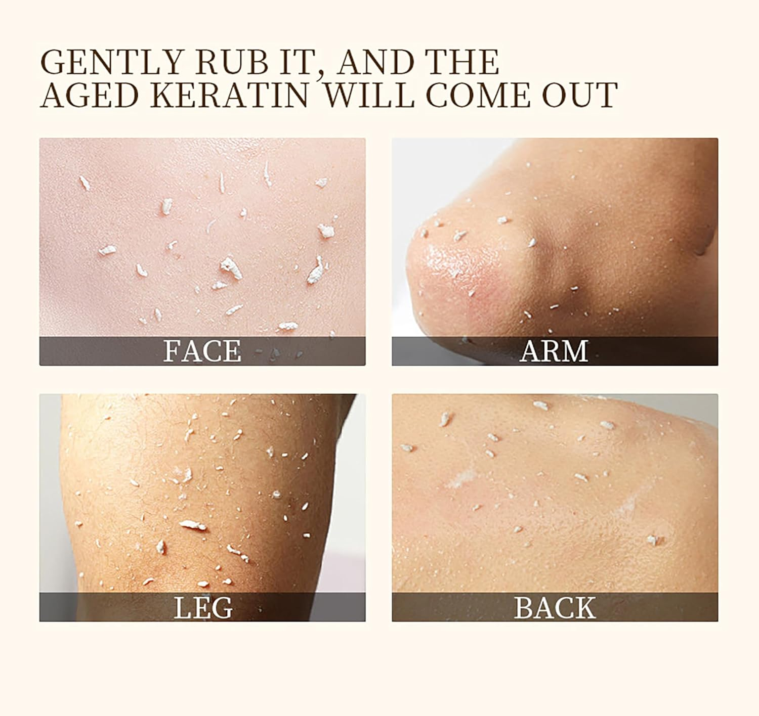 Orange Exfoliating Gel Scrub for Face and Body,Deep Cleansing Moisturizing Facial Exfoliator,Remove Blackheads Moisturize Cleansing,Body Exfoliating Gel for All Types Skin,50G image number 5