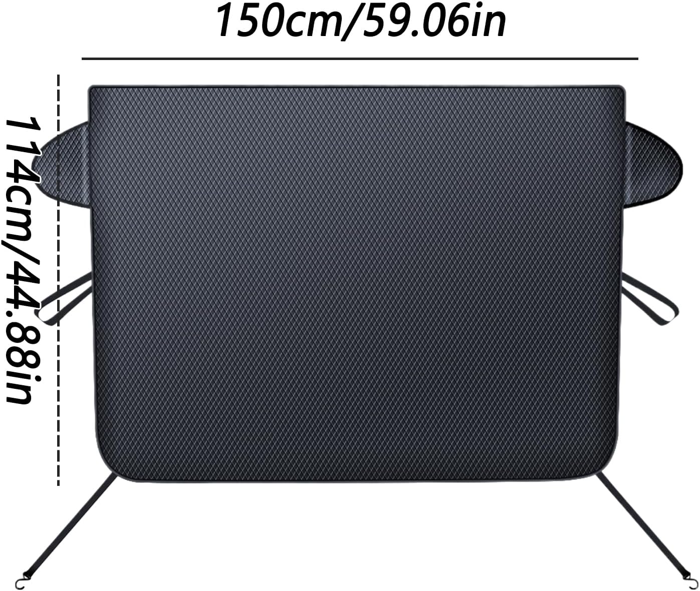 Windshield Cover | SUV Windshield Sun Shade,Foldable UV Protection Waterproof Light Block Screen for Snow Privacy Winter Parking Travel Outdoor Truck Use image number 3