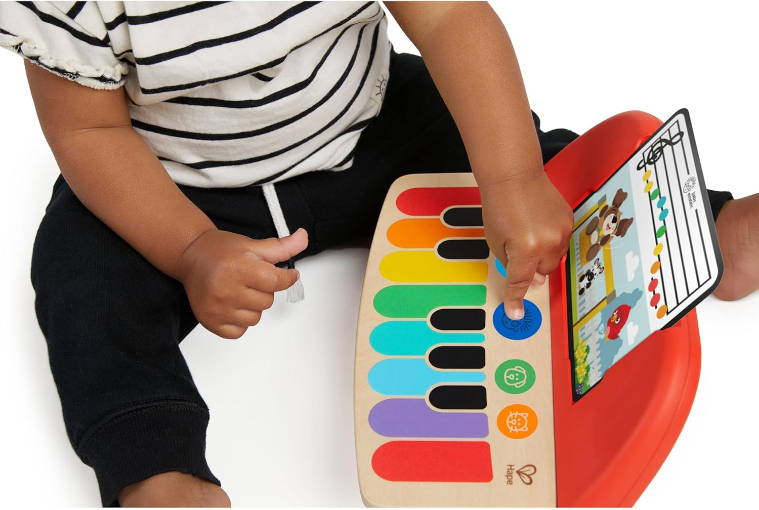 Baby Einstein Cal&rsquo;S First Melodies Magic Touch Wooden Piano Musical Baby Toy, Ages 6-36 Months image number 2