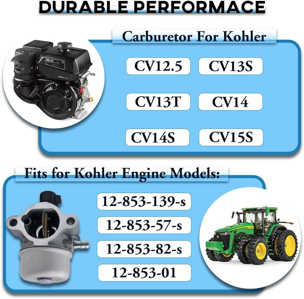 Carburetor for Kohler CV12.5 CV13S CV13T CV14 CV14S CV15S New image number 2