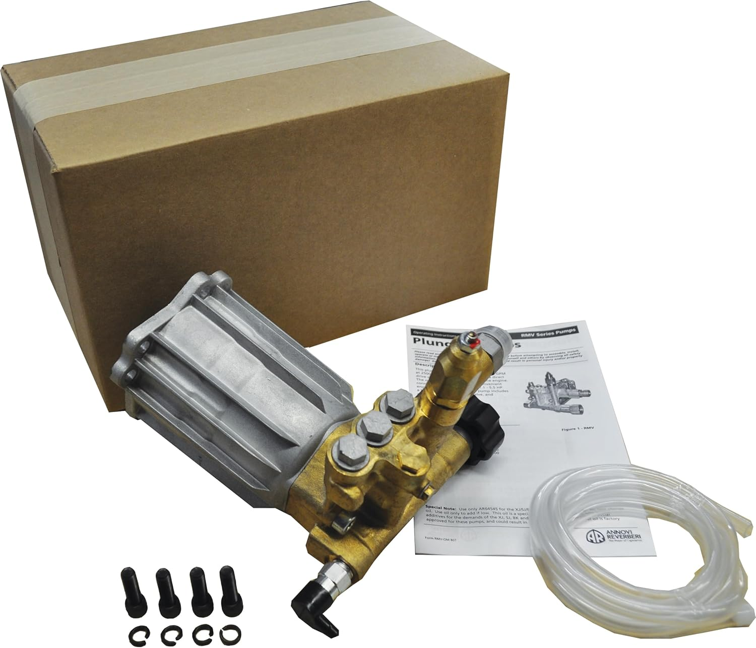 AR ANNOVI REVERBERI RMV25G30D-PKG Pressure Washer Pump Kit, 2.5 GPM, 3000 PSI, Thermal Relief Valve image number 3