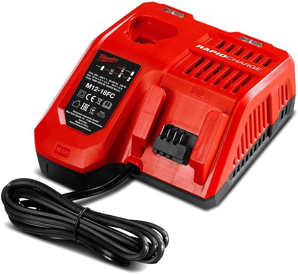 Milwaukee M12-18FC M12/M18 Battery Rapid Charger 240V (Plain Packaging)
