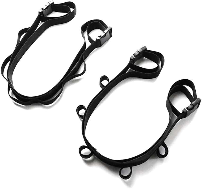 AIMALL 2Pcs Car Fishing Rod Strap Fishing Rod Storage Rack Rod Carrier Holder for Suvs, Easy Install, Space-Saving Design, Holds up to 5 Rods and Reels, 43.3-61 Inches Long Strap image number 1