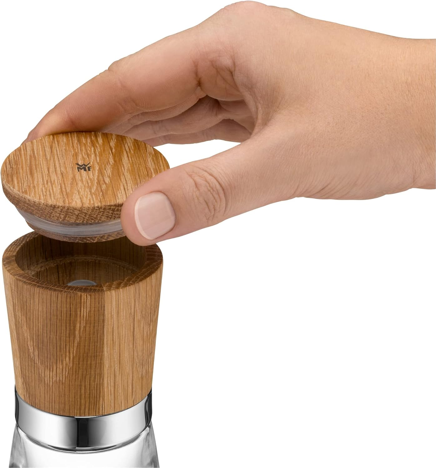 WMF 0652314500 Salt and Pepper Mills Set of 2 Wooden, Brown image number 1