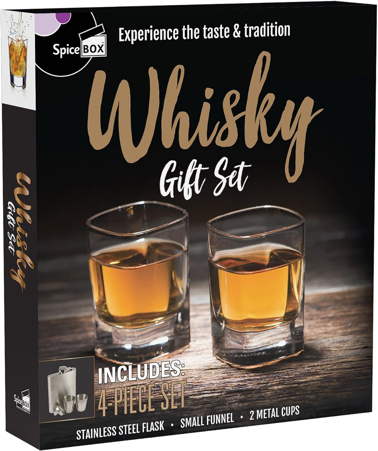 Gift Box Spicebox Whisky Experience Set - Indulge in the Taste and Tradition of Scotch Whisky