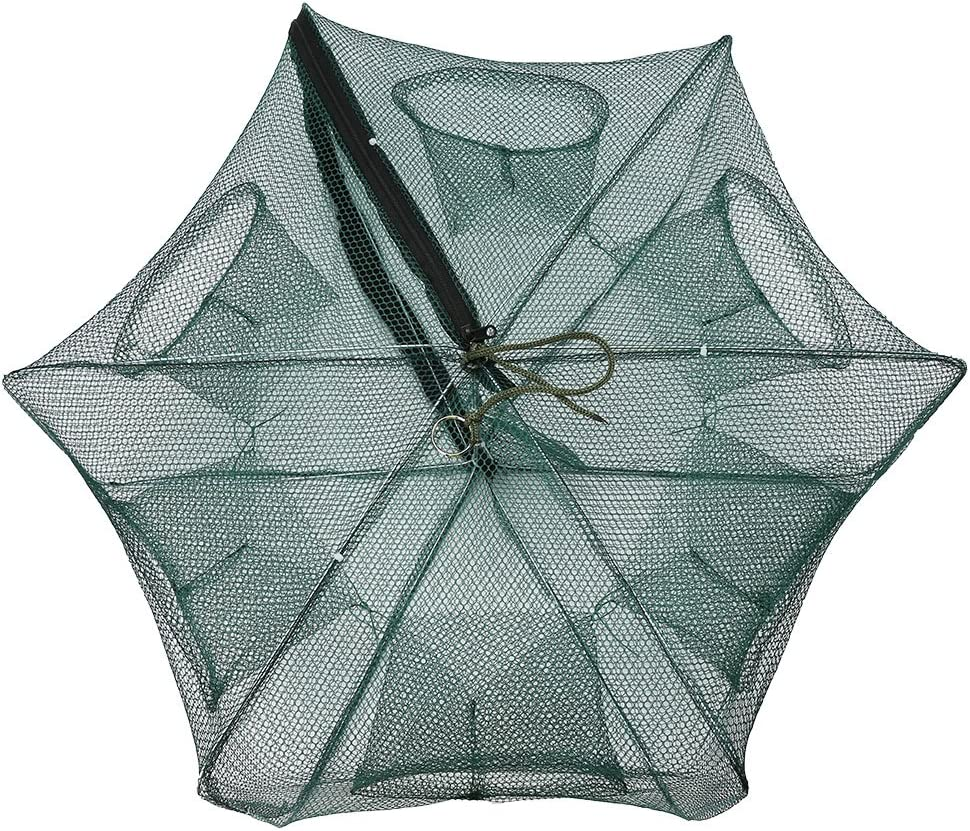 Fishing Pot, Crab Minnow Crawdad Cage Foldable Easy to Use for Outdoor for Fishing image number 5