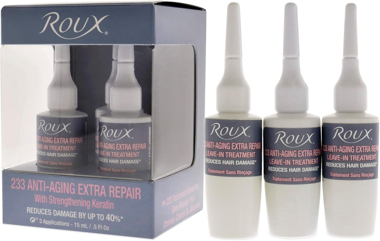 Roux Anti-Aging Extra Repair Leave-In Treatment - 233 for Unisex 3 X 0.5 Oz Treatment image number 1