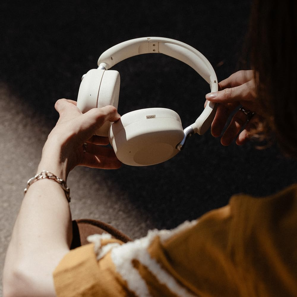 Sudio K2 Pro White | Next-Gen Hybrid ANC Headphones, 65 Hours Playtime image number 2