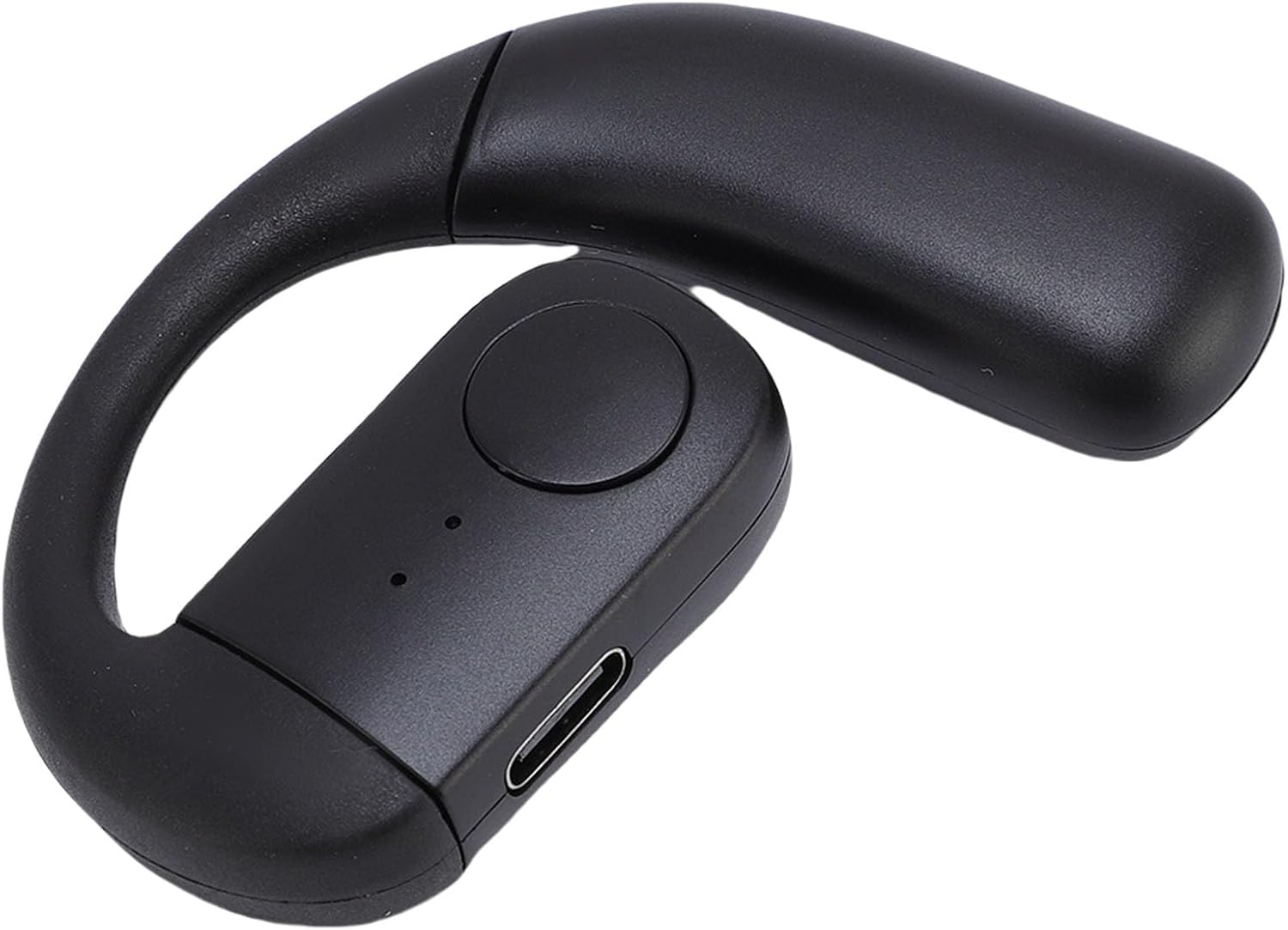 Jiawu Wireless Earphone anti Slip Stable Fit 5.4 Air Line Technology Black ABS Business Earbud for Office Workers