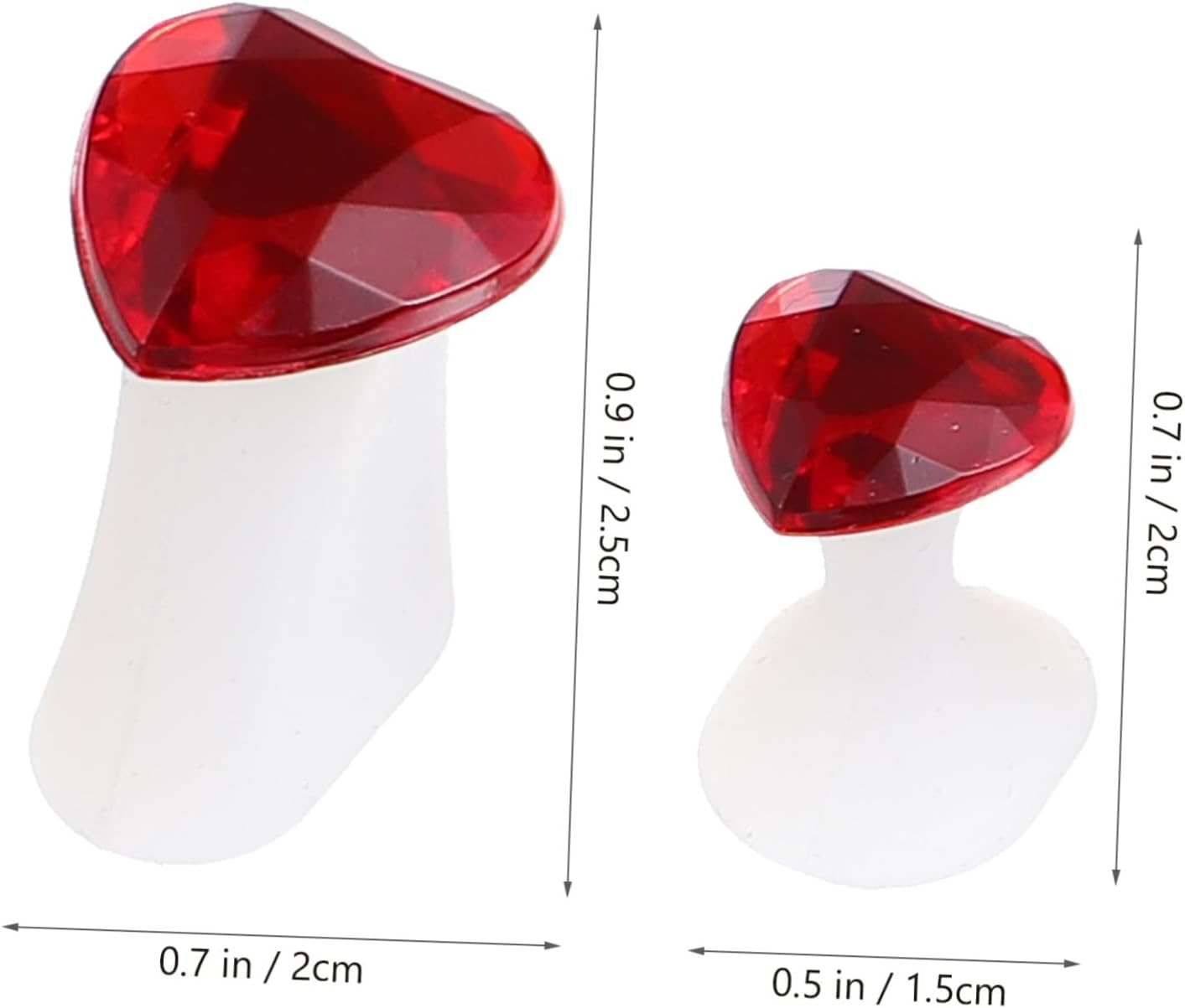 HAPINARY Silicone Toe Separators for Pedicure Nail Art Soft Toe Protectors Bunion Relief Corns Calluses Care Pentagram Design Suitable for Women and Home Salon Use image number 6