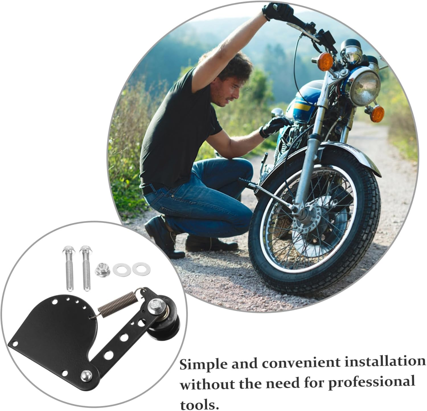 LIFKOME Motorcycle Chain Tensioner Gear Chain Fastener Tensioning Tool Cycling Accessories image number 1