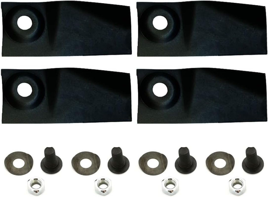 8Pcs Blades & Bolts Set for 18" & 21" Cut MTD Yardman Mowers 753-9006 for 18" Stihl Viking Lawn Mowers 6213 007 1000