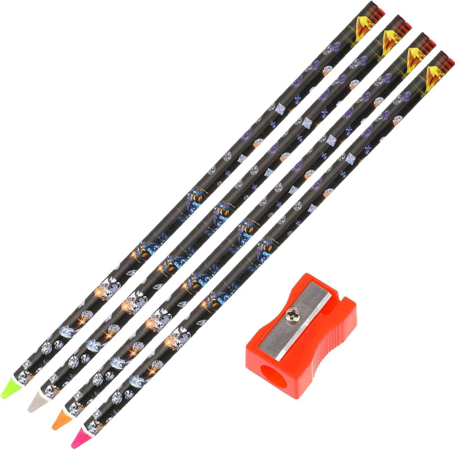 Rhinestone Picker Tool | Set of 4 Nail Dotting Tool,With Sharpener, Easy Pickup, Multi-Purpose Crafting Supplies for Costume Decoration Jewelry Making image number 6