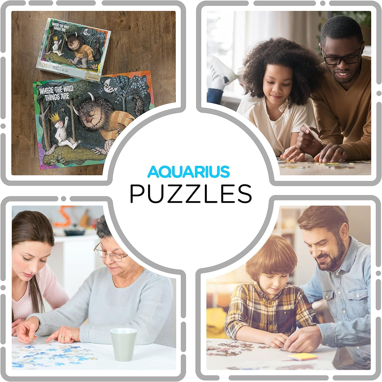 Aquarius Where the Wild Things Are Jigsaw Puzzle 500-Pieces image number 4