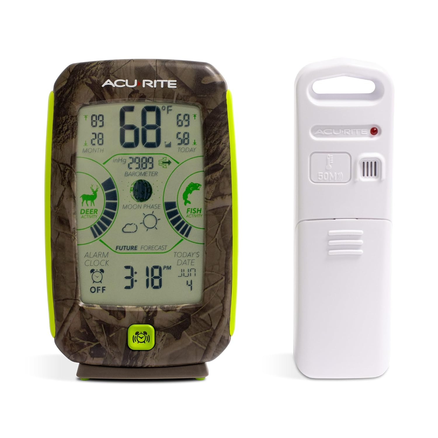 Acurite Sportsman&rsquo;S Weather Forecaster with Hunting and Fishing Activity Meter (00249) image number 2