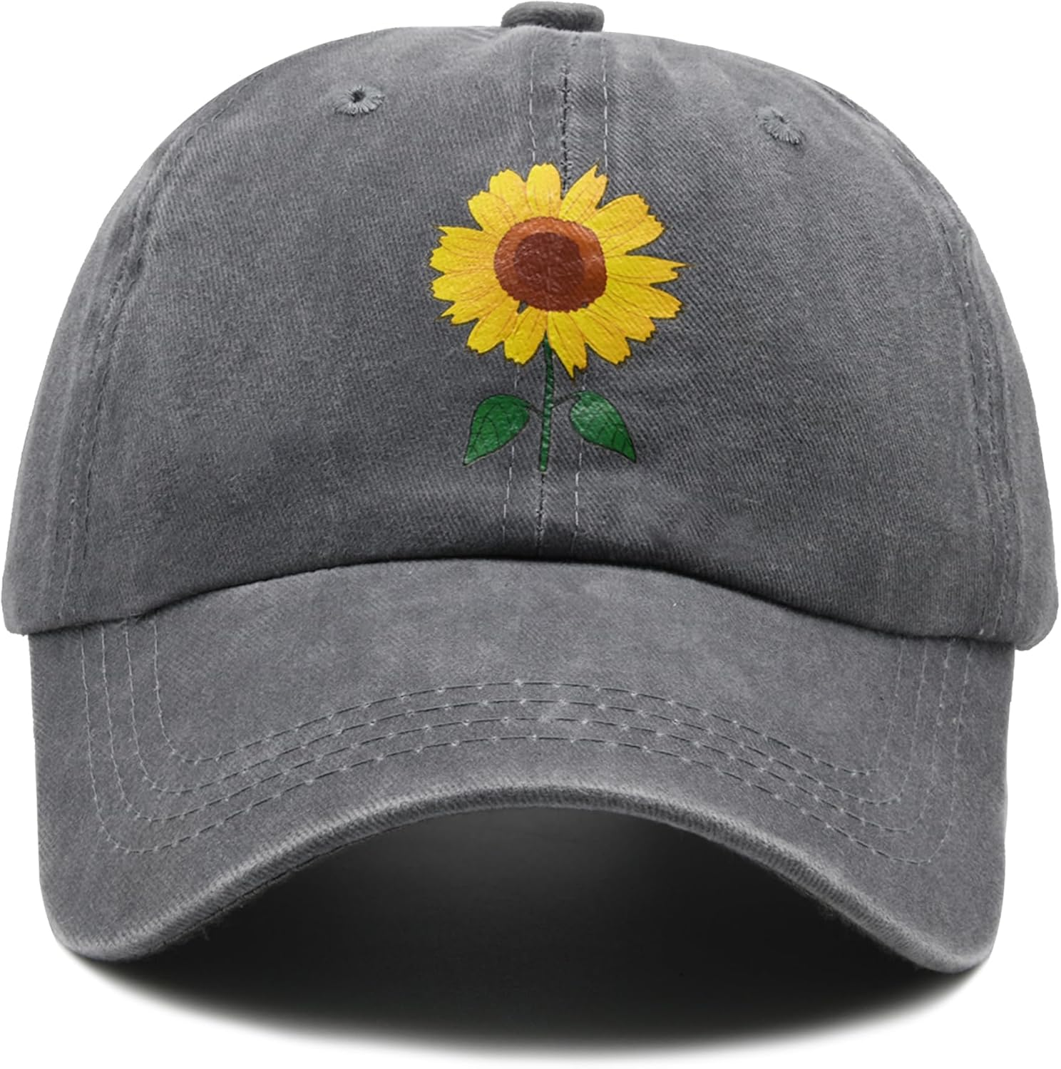 Sunflower Hat for Women, Lightweight, Adjustable Fit Soft, Breathable Baseball Cap image number 1
