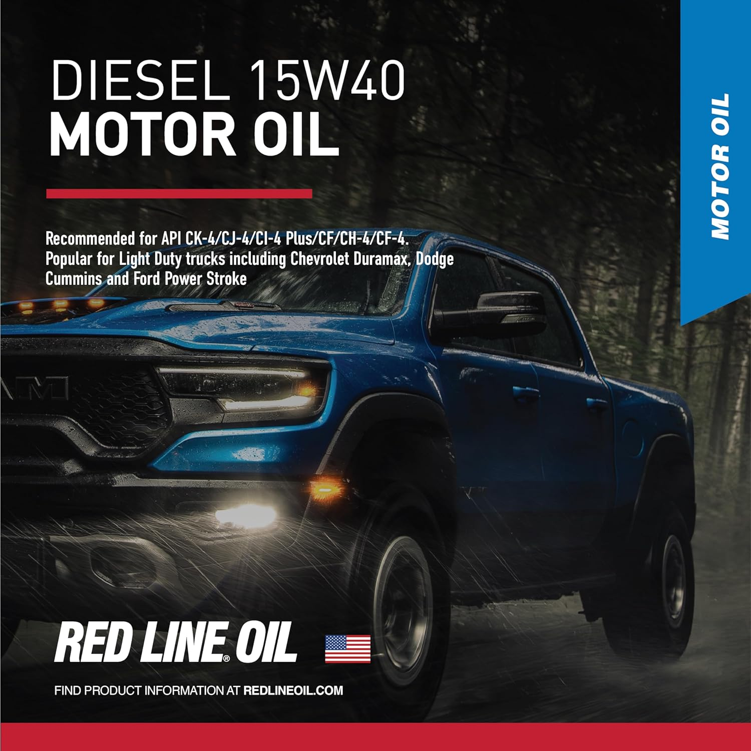 Red Line RED21405 15W-40 Diesel Oil - 1 Gallon Jug image number 4