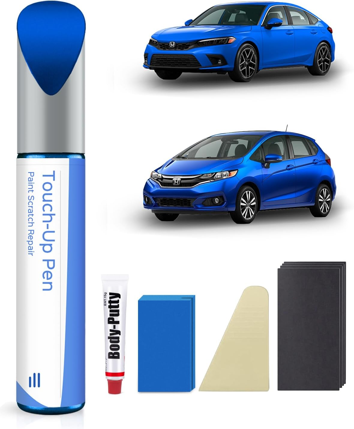 Modern Steel Metallic(Nh-797M) Touch up Paint Repair Kit Compatible with Honda - DIY Kit Exactly Matches Chips and Nicks