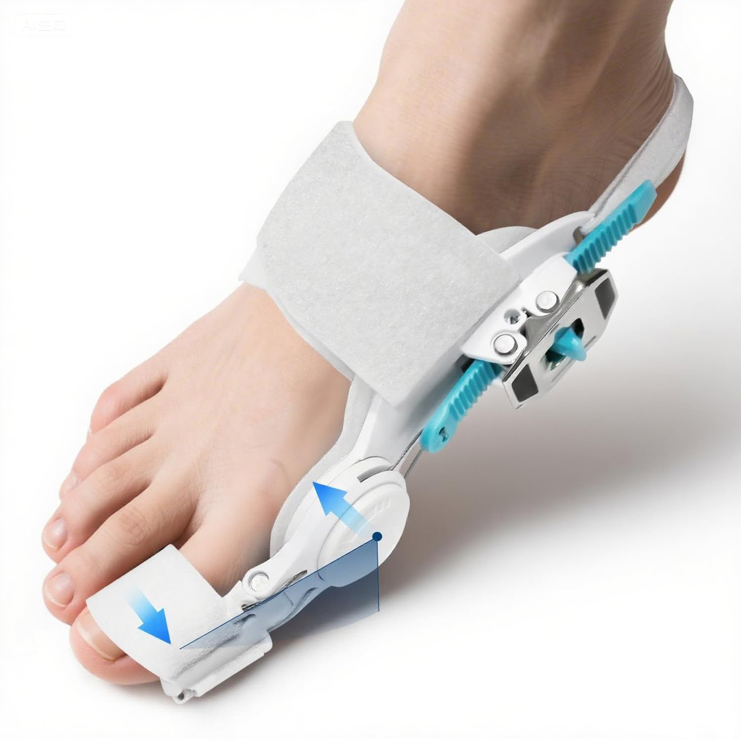 Bunion Corrector for Women and Men, Adjustable Bunion Corrector for Relief, Orthopedic Big Toe Straightener with Silicone Pad, Bunion Splint Suitable for Left and Right Feet Hallux Valgus Correction (2PCS) image number 4