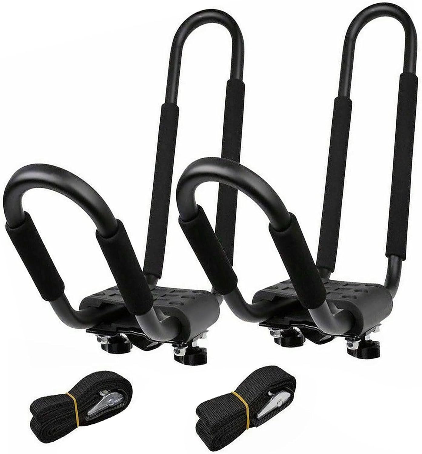 2 Pairs Kayak Roof Rack Kayak Canoe Boat Surfboard Roof Top Mount Rack for Car SUV Truck Crossbars