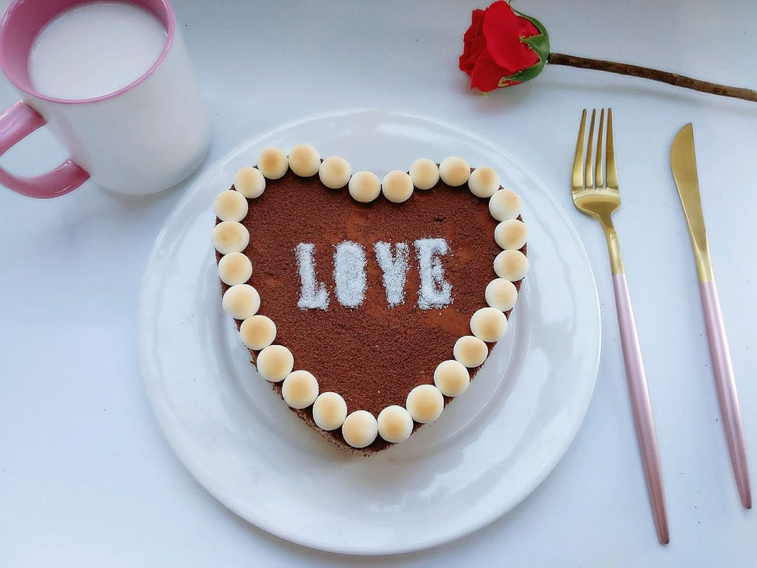 Dootafy Mini Heart Cake Pan, 4 Inch Silicone Heart Cake Mold Baking Pan 2 Pack Nonstick Heart Shaped Molds for Valentine&rsquo;S Day Anniversary Birthday Cake Snack Tart Muffin Cupcake Cheesecake Baking image number 6