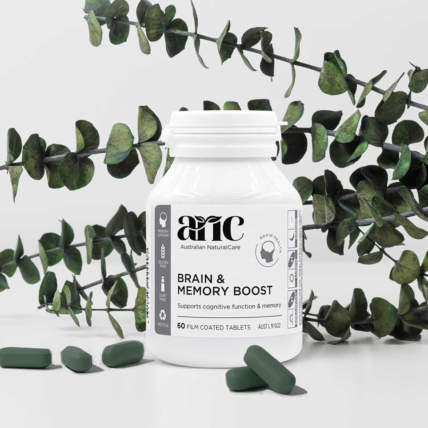 Australian Naturalcare - Brain & Memory Boost 60 Tabs image number 1