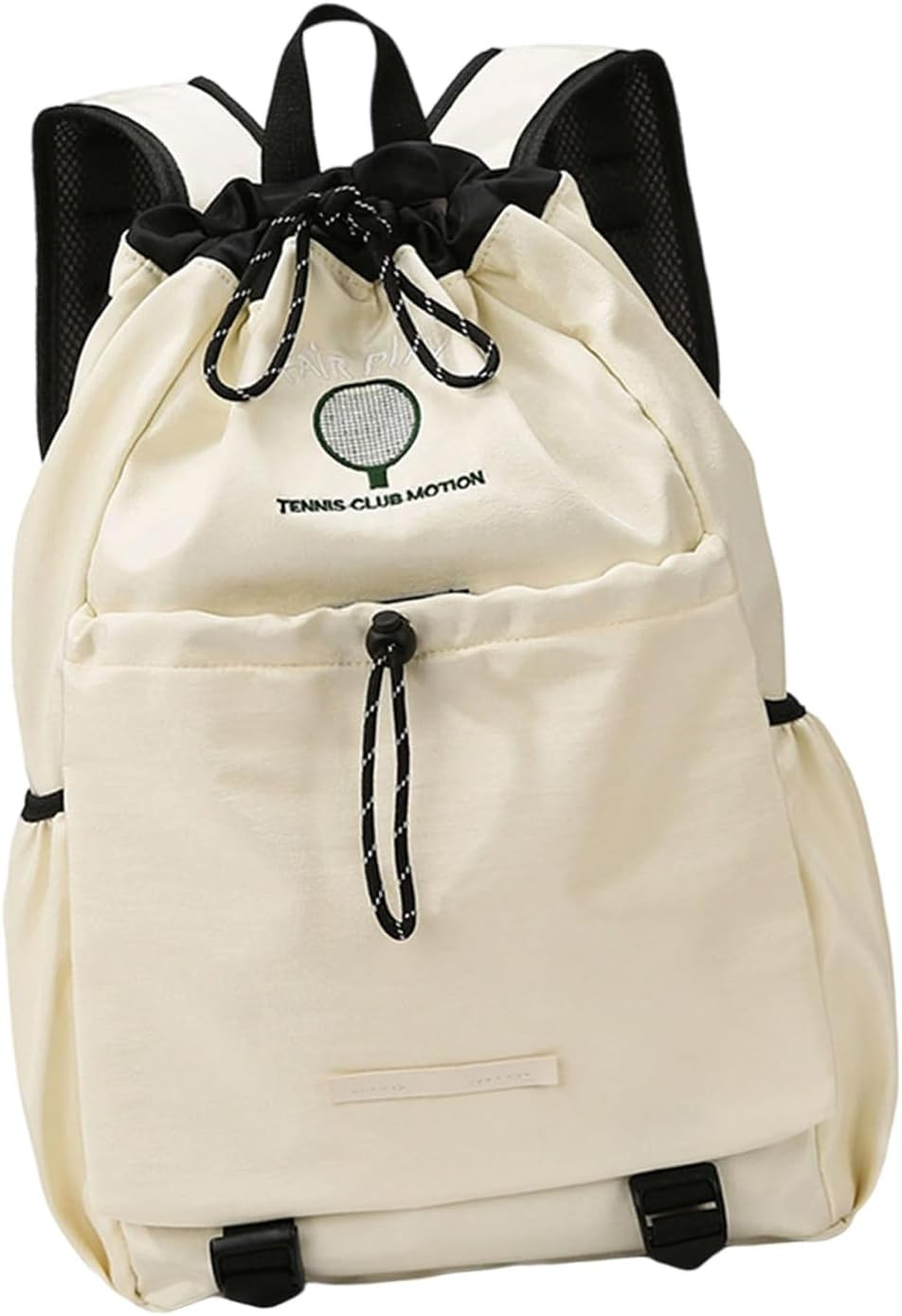 Drawstring Backpack with Yogas Mat Strap Swimming String Sackpack for Sport Gym Beach Travel Laptop Backpacks Tennis Bag Sports Gym Swim String Bag