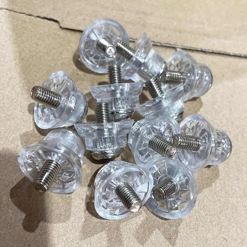 Lockmaner 12Pcs Football Boot Studs Shoe Replacement Spikes 13Mm 16Mm Football Shoe Studs Spikes for Football Shoe