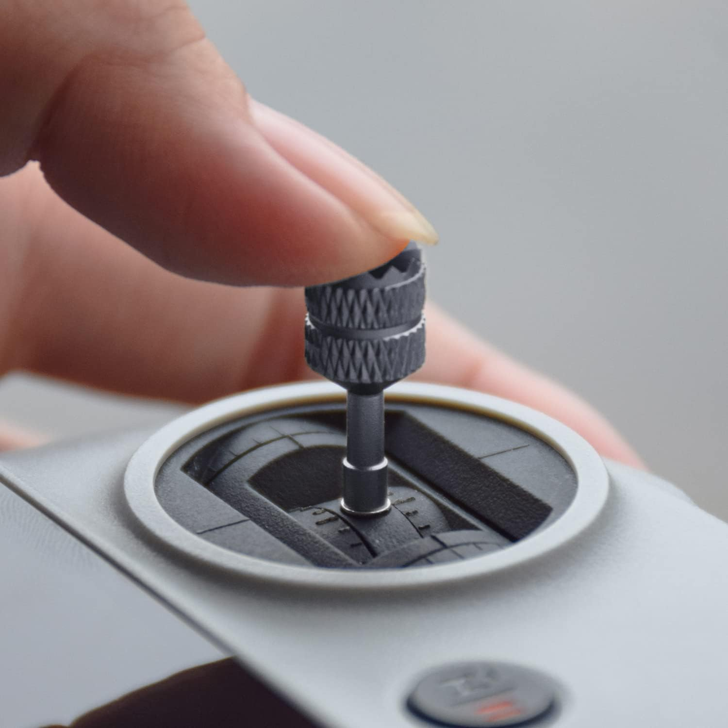 2PCS Replacement Joystick for DJI RC/RC 2 Remote Controller Aluminium Thumb Sticks Compatible with DJI Mini 3 Pro/Mini 4 Pro/Air 3 Drone Accessory(Silver Grey)