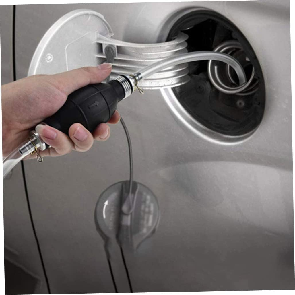 Clear Fuel Line Assembly Hose, 3/8" 10Mm Marine Outboard Boat Motor, Rvs Fuel Line Assembly W/Primer Bulb Pump 6 Feet Fuel Gasoline Water Line Hose Pipe Fuel System Tools image number 2