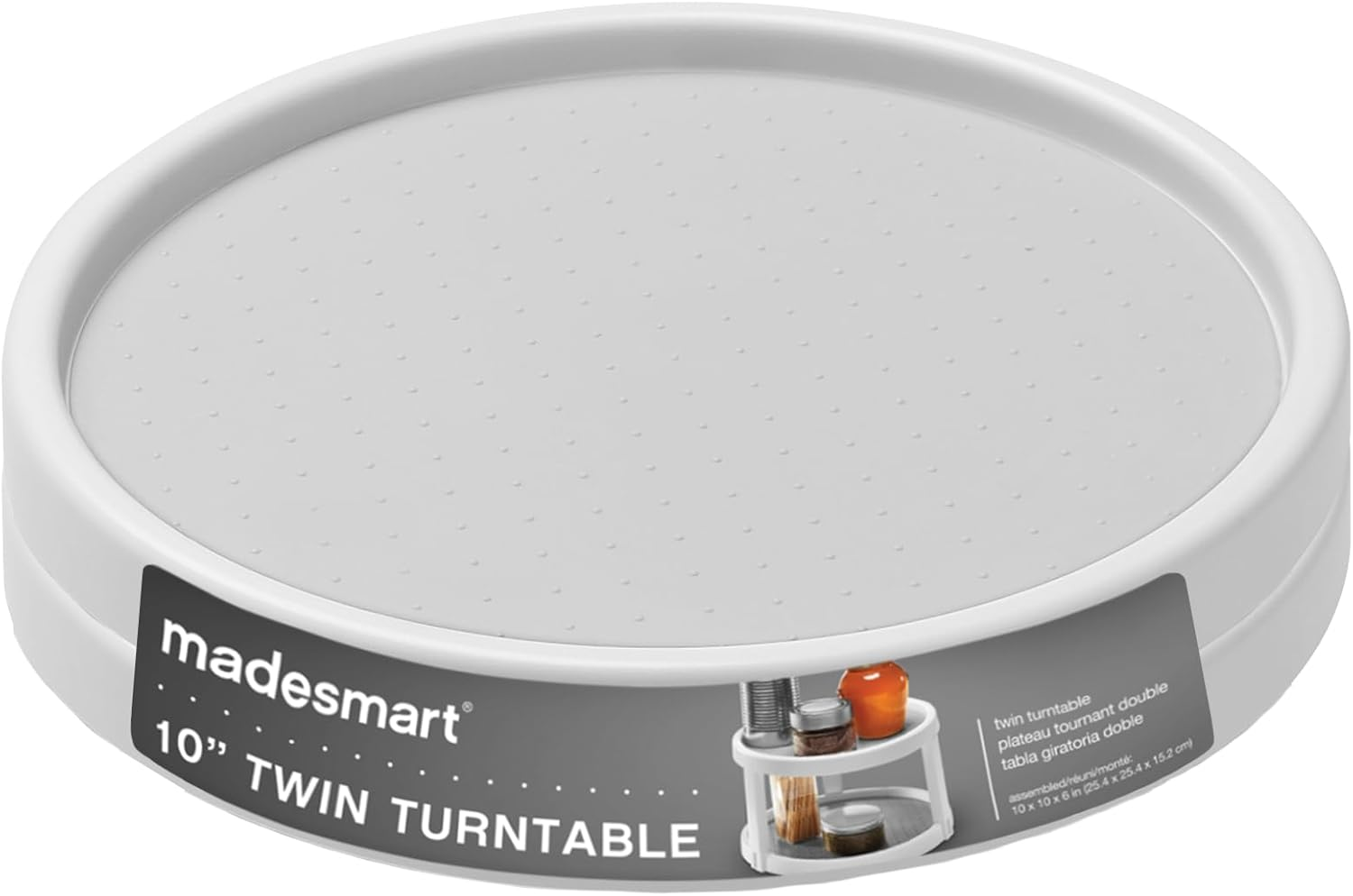 Madesmart Twin Turntable - White image number 1