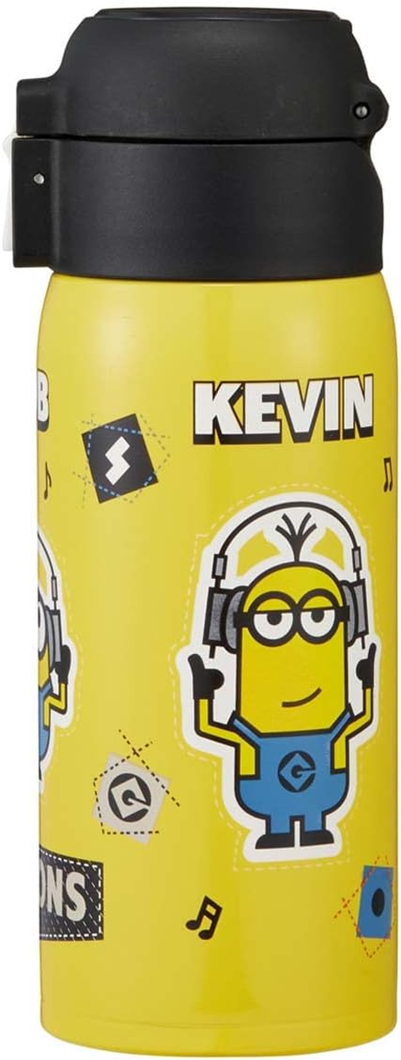 Skater STOT3-A Insulated Stainless Steel Mug Bottle, 11.8 Fl Oz (350 Ml), One-Touch Open, Minions image number 4
