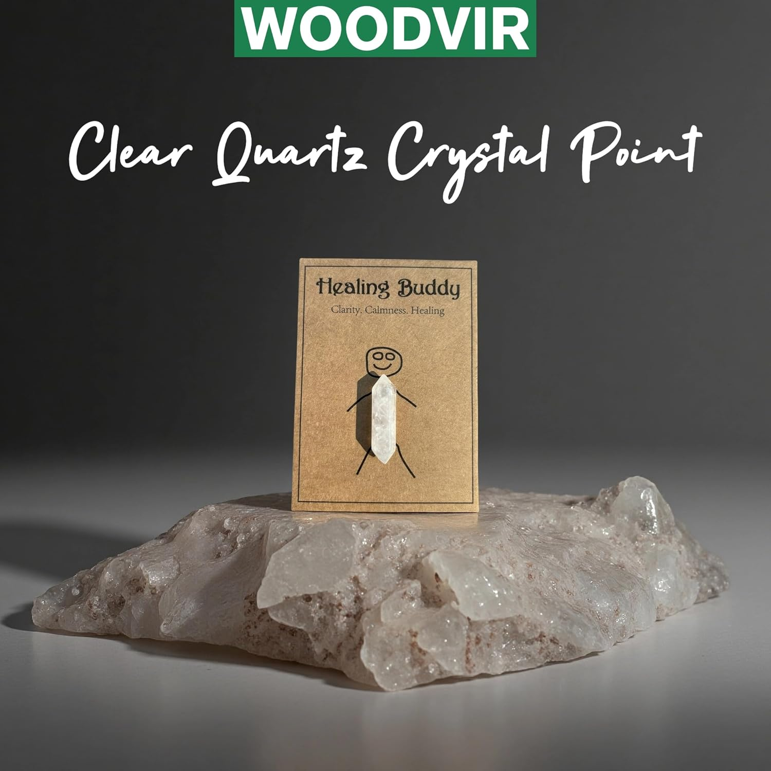 Crystal Point - Raw Healing Stone for Meditation, Energy, Decor (Clear Quartz) - Clear Quartz image number 2