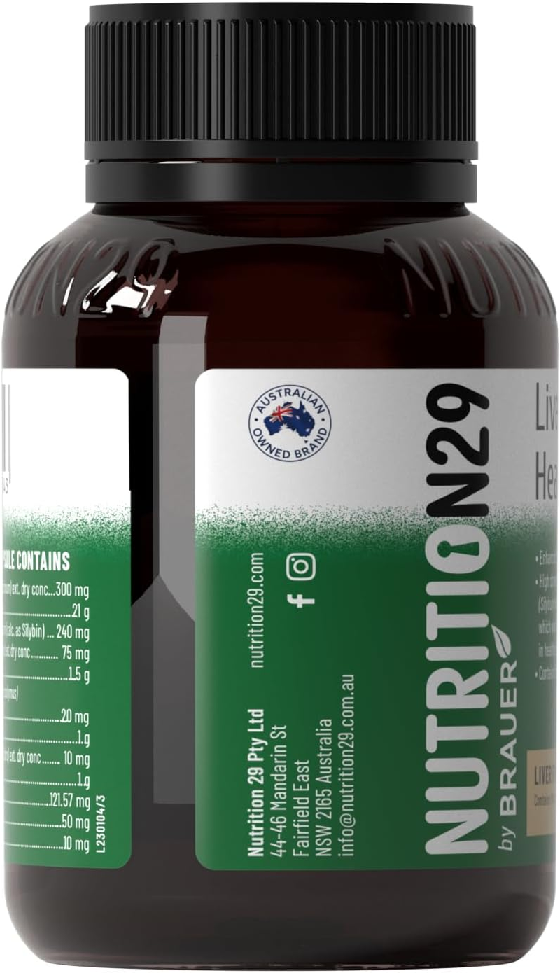 Liver Health plus with Milk Thistle Turmeric & Artichoke NEW Formula with Licorice, Choline & Inositol 60 Capsules Liver Support & Detox Supplement image number 3