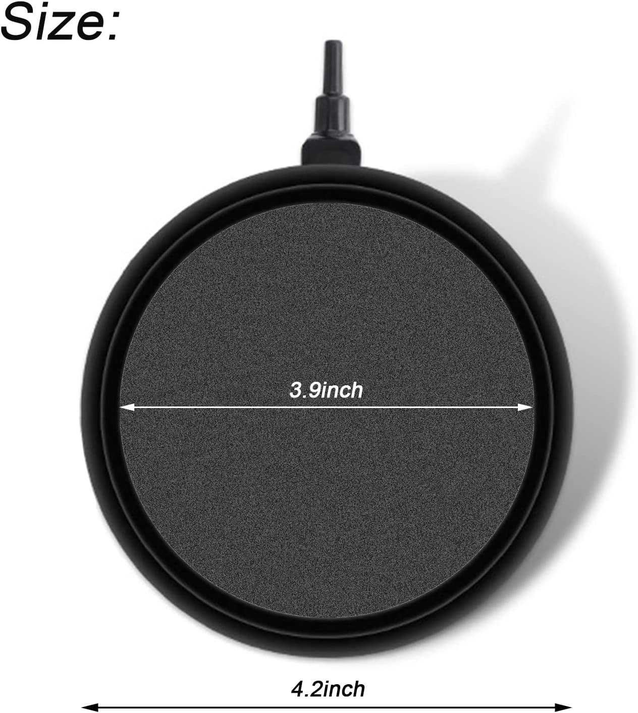 Aquariums Air Stones Disc, Fish Tank Oxygen Diffuser Air Pump round Bubble Air Stone for Hydroponics Pond Tank Aquarium Accessories image number 1